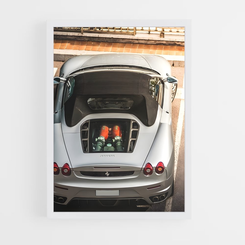 Poster Spider Clin – affiche Ferrari (vue 3)